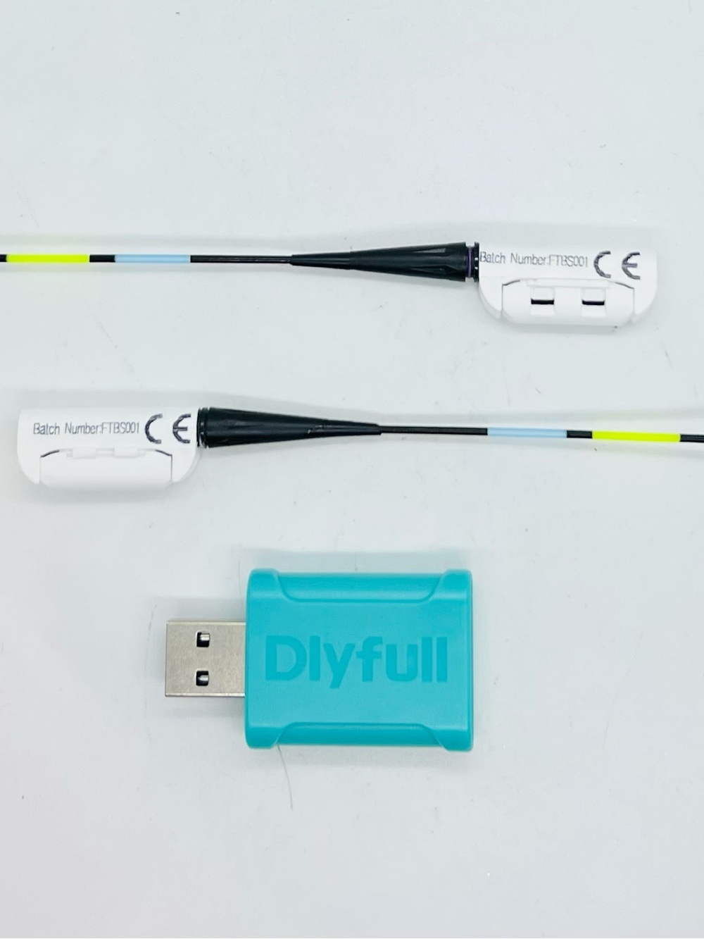 Fishing Rod Tip Light & CR425 Dlyfull USB Battery Charger, Total 3 Pcs